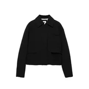 Pull&Bear Prehodna jakna črna