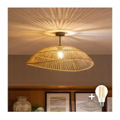 Brilagi - LED nadgradni plafonski luster CERIA BOHO 1xE27/60W/230V O 70 cm crna/braon