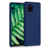 HURTEL Silikonska torbica, fleksibilna silikonska torbica, ovitek za Samsung Galaxy A42 5G, modra