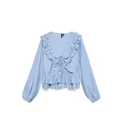 VERO MODA Bluza VMZOEY svetlo modra