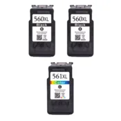 kartuša Canon PG-560XL/CL-561XL komplet 2x BK 1XCOLOR - KOMPATIBILNA XXL POLNITEV