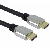 ULTRA HDMI 2.1 High Speed + Ethernet kabel 8K@60Hz, pozlačen 2 m