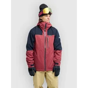 Quiksilver Forever Stretch 20K Insulated Jacket oxblood red