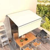 Automatska tenda na uvlacenje s roletom 3,5 x 2,5 m krem