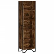 Vidaxl Knjižna omara dimljeni hrast 50x31x169 cm inženirski les