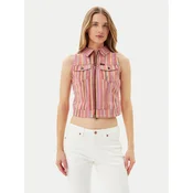 Wrangler Telovnik 112362848 Roza Slim Fit
