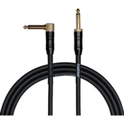 Cascha kitarski kabel Professional Line Guitar Cable, Angled, Black, 6m