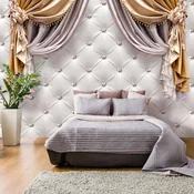Samoljepljiva foto tapeta - Curtain of Luxury 294x210
