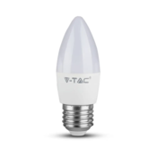 V-TAC E27 LED žarnica 4,5W, 470lm, sveča Farba svetla: Topla bela