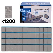 Lepilne uteži za kolesa XTREME 100x12x5g, sive (6kg) 61614