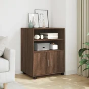 Pokretni ormaric boja hrasta 60x48x81 cm konstruirano drvo