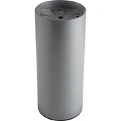 Okrasna pohištvena noga, o 80 mm, D 190 mm, z M10 navojem, jeklo, sre. RAL 9006