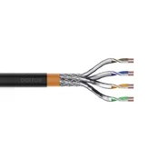 Digitus DK-1533-100 omrežni kabel Cat.7 S/FTP, 100 m, PE, črn