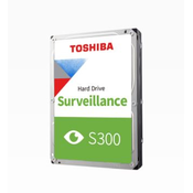TOSHIBA HDD INT SATA3 TOSHIBA 4TB 3,5 S300 HDWT840UZSVA sivi