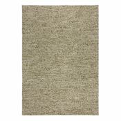 Kaki zelena ročno tkana preproga iz mešanice volne 80x150 cm Minerals – Flair Rugs