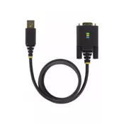 StarTech.com 1P3FFCNB-USB-SERIAL serijski kabel Crno 1 m USB Tip-A DB-9