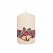 eoshop Sveča BELL VKLOPLJENO ŠERPA VALJ Božič d6x10cm