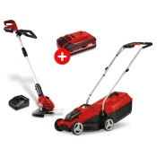Einhell Akumulatorska kosacica za travu GE-CM 18/32 + Akumulatorski trimer GE-CT 18 Li (1x 2,5Ah) + Power X-Change Plus 18V 3,0Ah PXC Plus Baterija