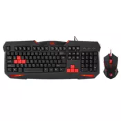 REDRAGON Gejmerska tastatura i miš VAJRA i CENTROPHORUS US (Crna) S101-2