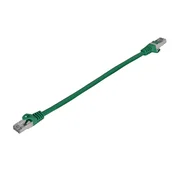 Omrežni kabel Lanberg Cat6 U/UTP (UTP), zeleni, 0.25 m