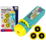 slomart LEAN TOYS Modri projektor za slike z 24 motivi