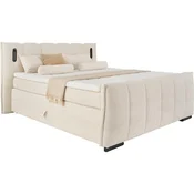 Luca Bessoni Postelja Boxspring Elysia, Bež, 200x200