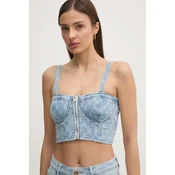 Gaudi Top 511BD46001 Modra Slim Fit