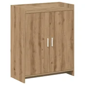 Vidaxl omara za čevlje Artisan hrast 73,5 x 36 x 92 cm Inženirski les
