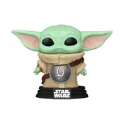 Vinilna figurica Funko Pop! - Star Wars: The Mandalorian & Grogu - Grogu with Mudhorn Chest Armor (90447)