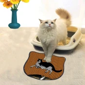 Aberto Design Prostorika za toalet za macke Kdkafa0014, 40 x 50 cm, Narandžasta
