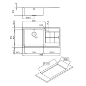 FOSTER pomivalno korito KE 2263/052