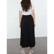 Trendyol Modest Ženska suknja Tedaw25Ee00007, Crna