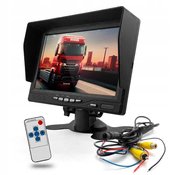shumee Zaslon LCD monitorja 7 za kamere za vzvratno vožnjo, avtobus, tovornjak, žični RCA činč