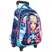 RUKSAK ŠKOLSKI S KOTAČIĆIMA XT GAMER GIRL 26.CONNECT
