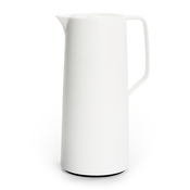Emsa N4170400 Motiva Isolierkanne bela 1 Liter, Quick-Press-Verschluss, 12h heiß, 24h kalt