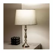 Brilagi - Stona lampa CERIA 1xE27/60W/230V precnik 30 cm sjajni hrom/siva