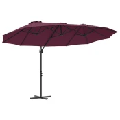 Suncobran Bordeaux Crvena 372 x 198 x 243 cm