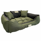 KREVET ZA PSA KINGDOG 55 X 45 CM ZELENO-CRNI | jaks