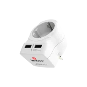 shumee Skross adapter iz EU v Anglijo, Združeno kraljestvo, Dubaj, Malto, Ciper in druge države + 2x USB