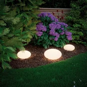 Paulmann Plug & Shine LED dekorativna luč Stone 35 cm - Sodobni - bela - Plastika