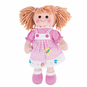 Bigjigs Toys Platnena lutka Eva 34 cm