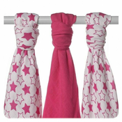 XKKO BMB 70x70 - Little Stars Magenta MIX 3pcs