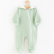 Dojčenski muslinasti kombinezon s kapuco New Baby Comfort clothes šalvija 80 (9-12m)