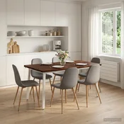 vidaXL Kvadratna jedilna miza 160 x 80 x 75 cm Masiven les akacije