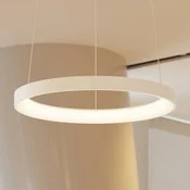 Arcchio LED viseča svetilka Vivy, O 58 cm, bela, kovina - Kuhinja - Sodobni