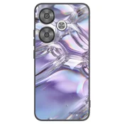 Silikonski črni ovitek za Xiaomi Poco F6 - Iridescent bubbles