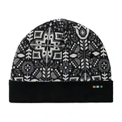 Smartwool Thermal Merino dvostranska kapa z manšeto, črna, cvetlična ()