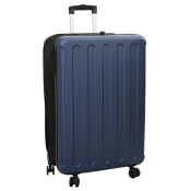 vidaXL Zložljiv kovček s trdo lupino 28 Temno modra 50x30x76 cm ABS