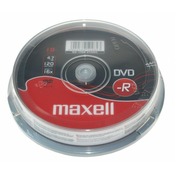 MAXELL MEDIJI DVD-R 4,7GB 16X 10 NA OSI