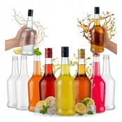 shumee 10x Napoleon steklenica 500ml kozarec za alkohol, likerje, vodko, sok 0,5l